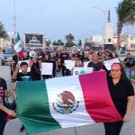 Siguen las protestas de trabajadores del poder judicial en Coatzacoalcos