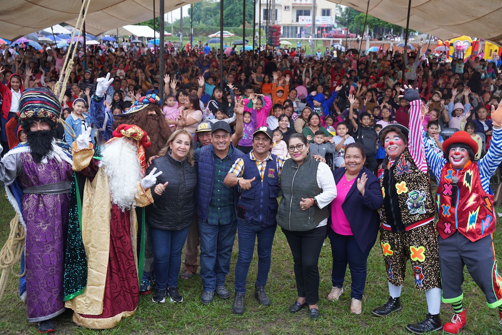 Miles de niños de Cosoleacaque disfrutaron de 8 días de celebración de Reyes Magos