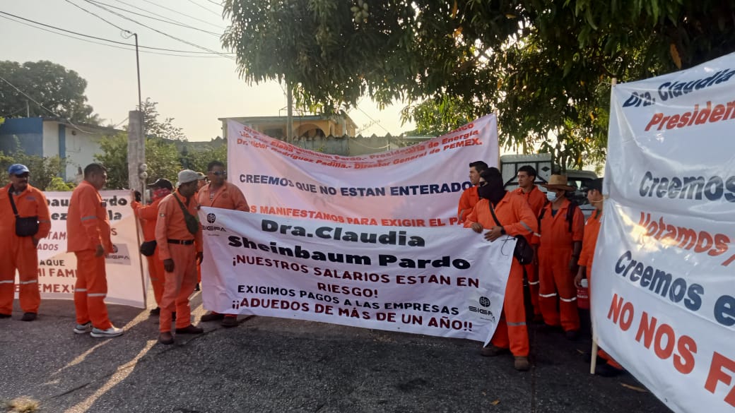 Pemex: 24 días de protestas por falta de pago a proveedores