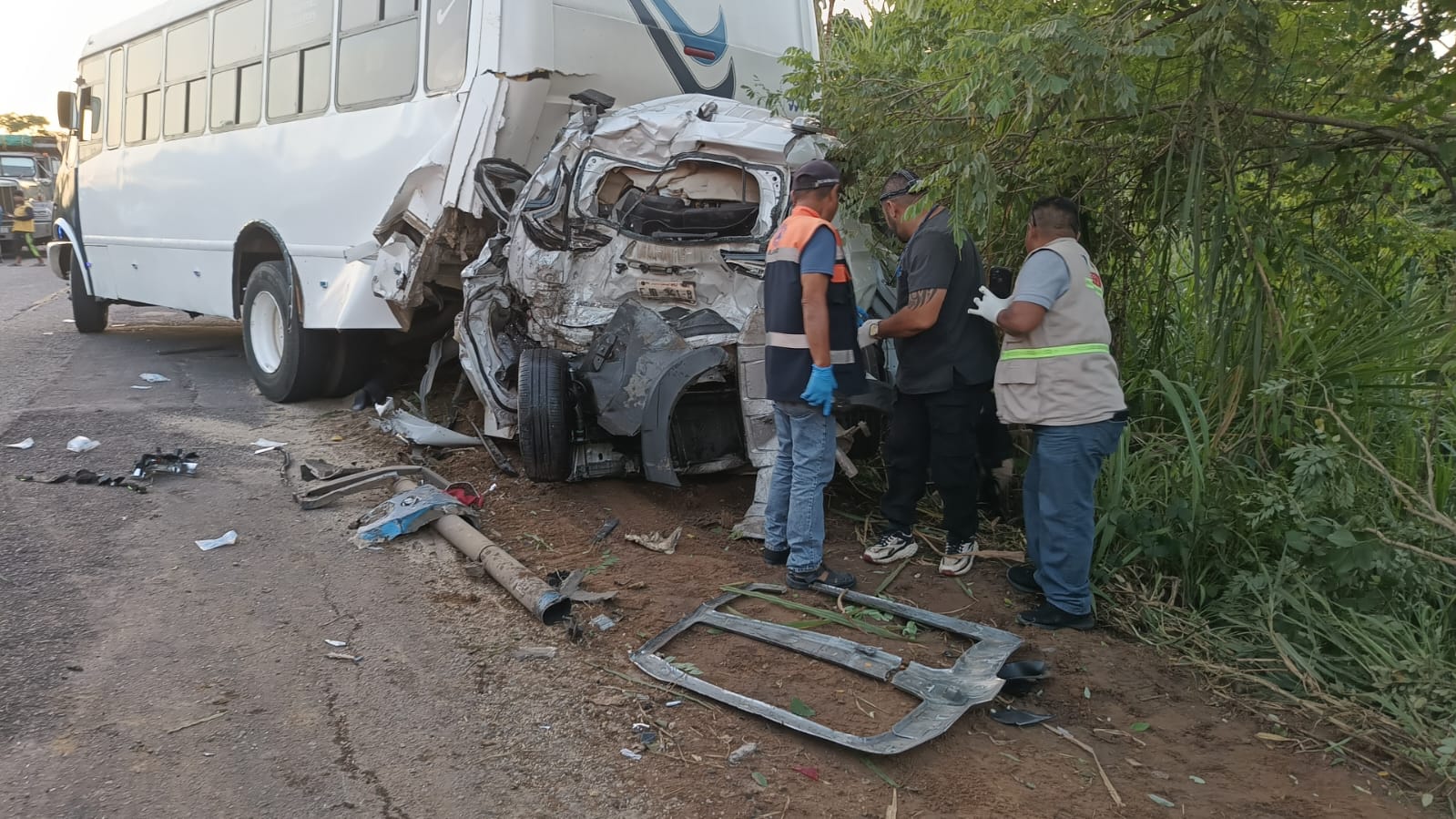 Fatal accidente en la Cosoleacaque–Jáltipan: dos muertos