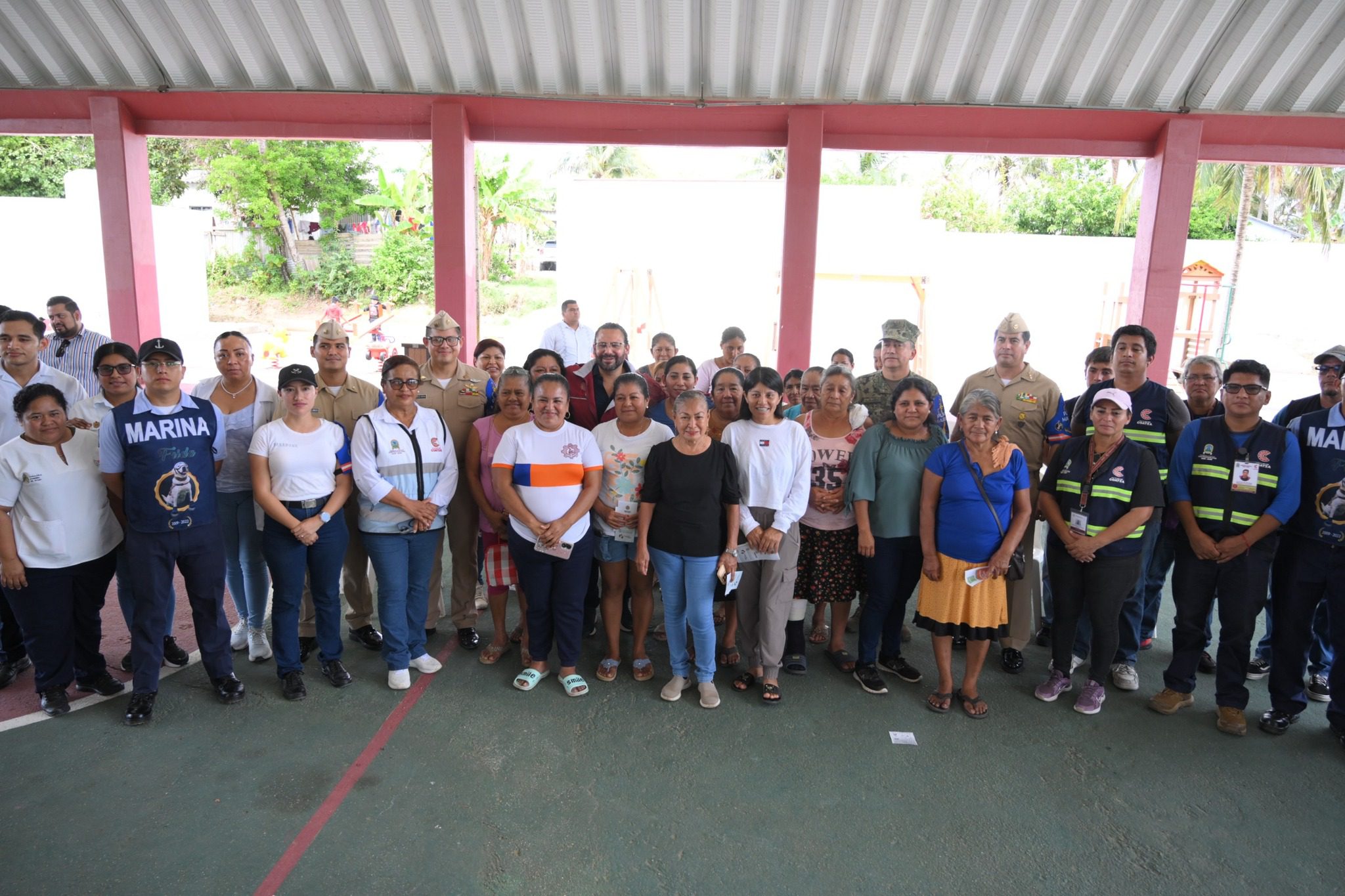 Marina brinda más de 25 mil servicios médicos en Las Barrillas por atención al derrame