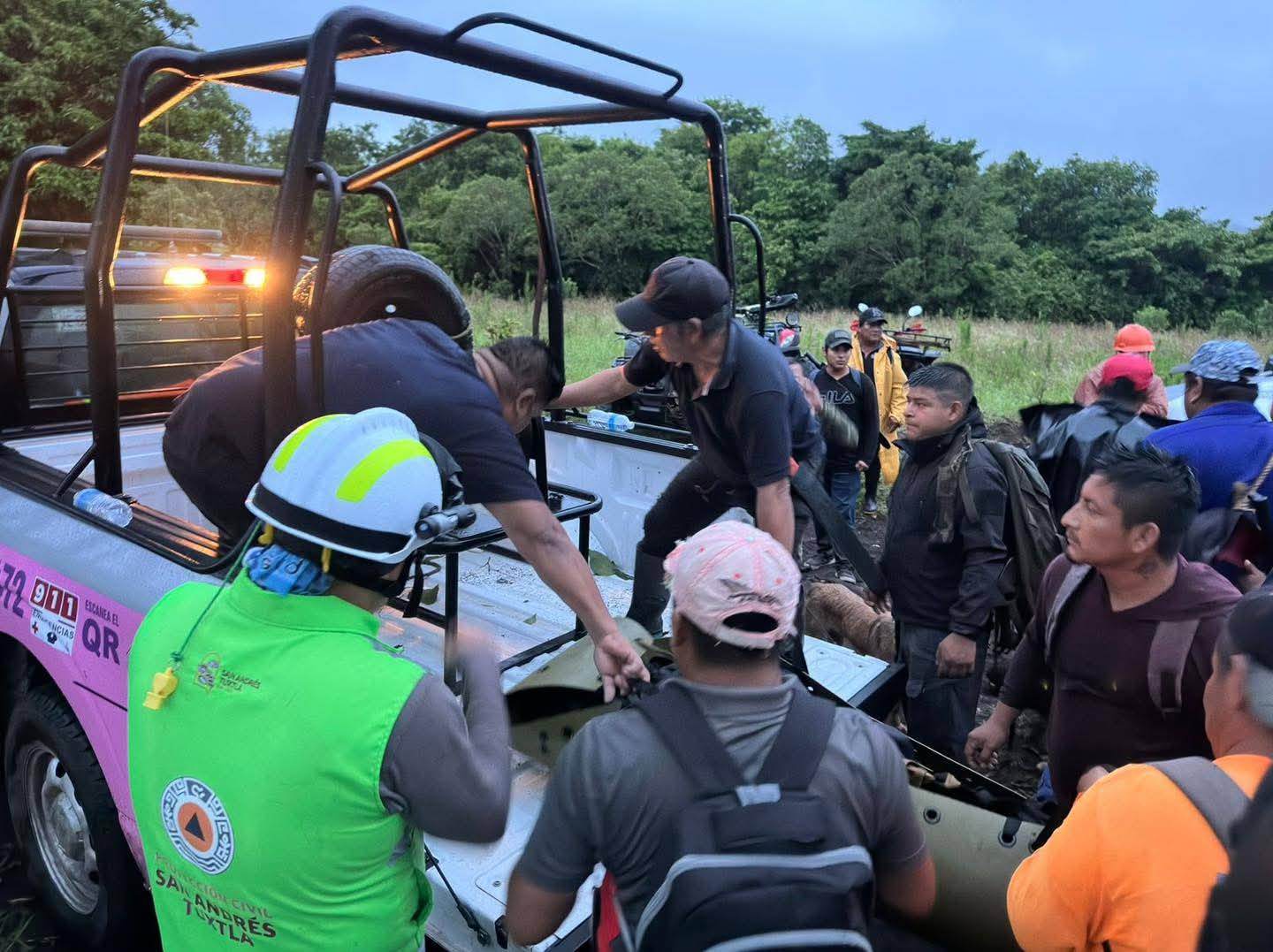 Ejidatarios extraviados en Los Tuxtlas son rescatados; uno murió por accidente