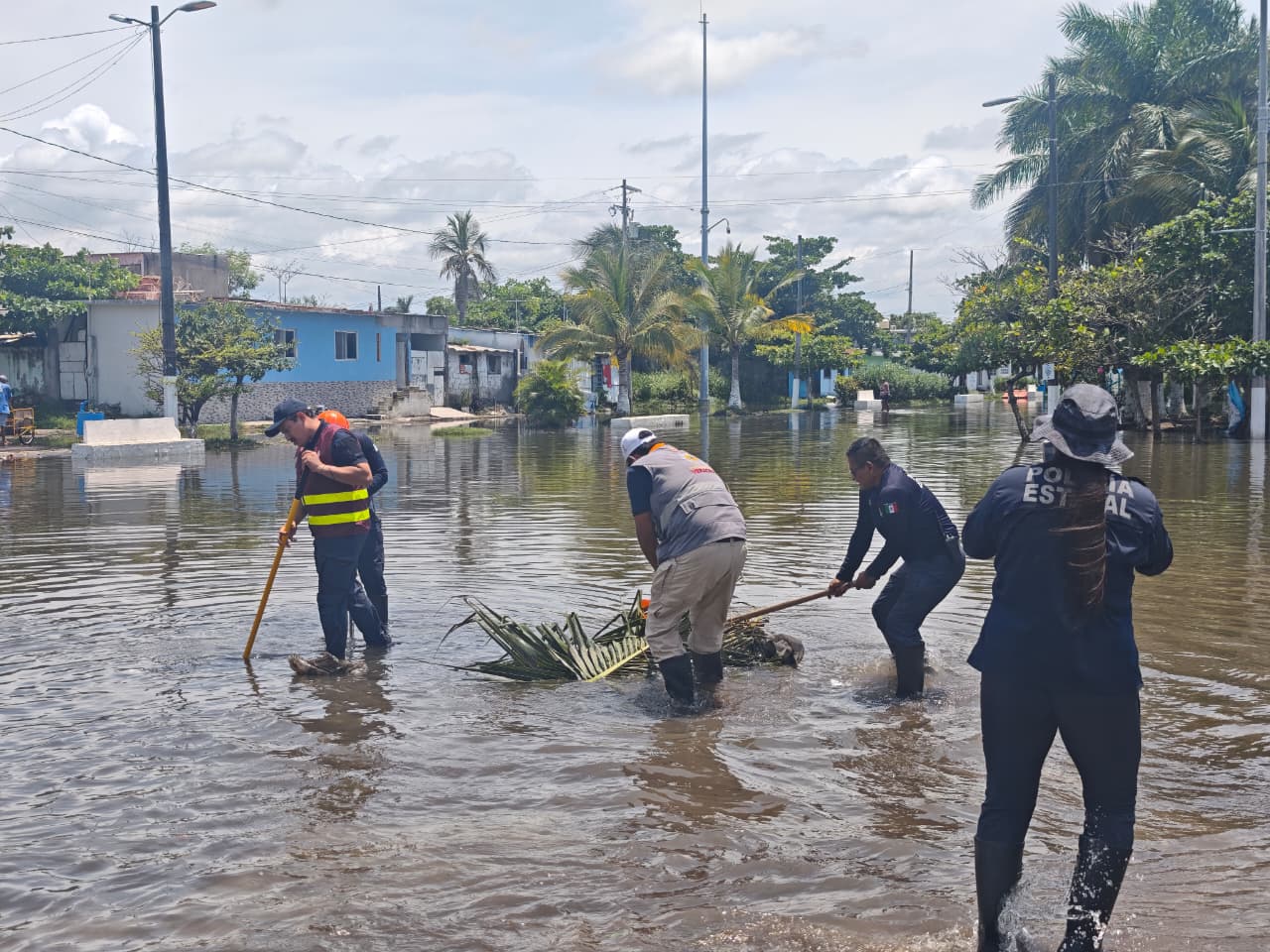 Mantiene Gobierno estatal operativo de atención ante lluvias registradas en la entidad