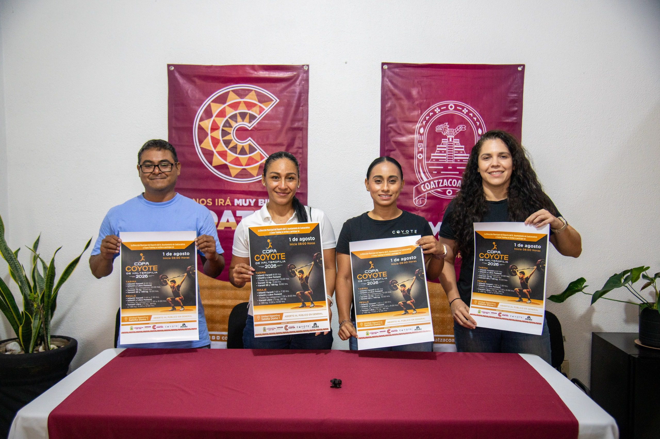 Coatzacoalcos impulsa la halterofilia con la Copa Coyote 2026