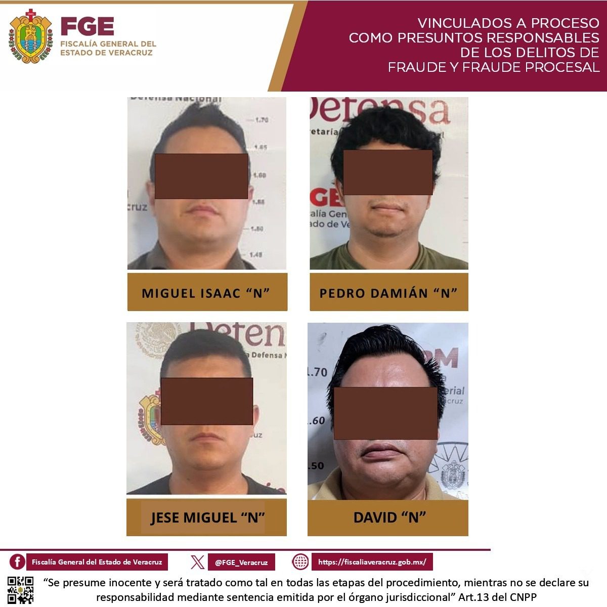 Prisión preventiva para cuatro presuntos involucrados en el “Cártel Inmobiliario”