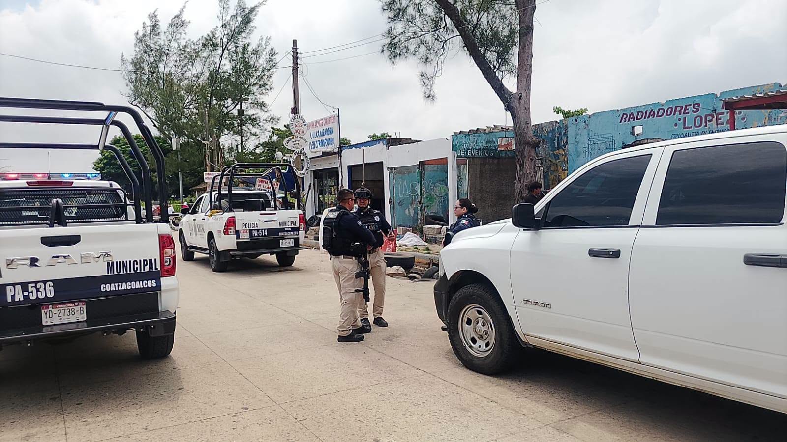 Ejecutan a hombre frente a una vulcanizadora en Coatzacoalcos